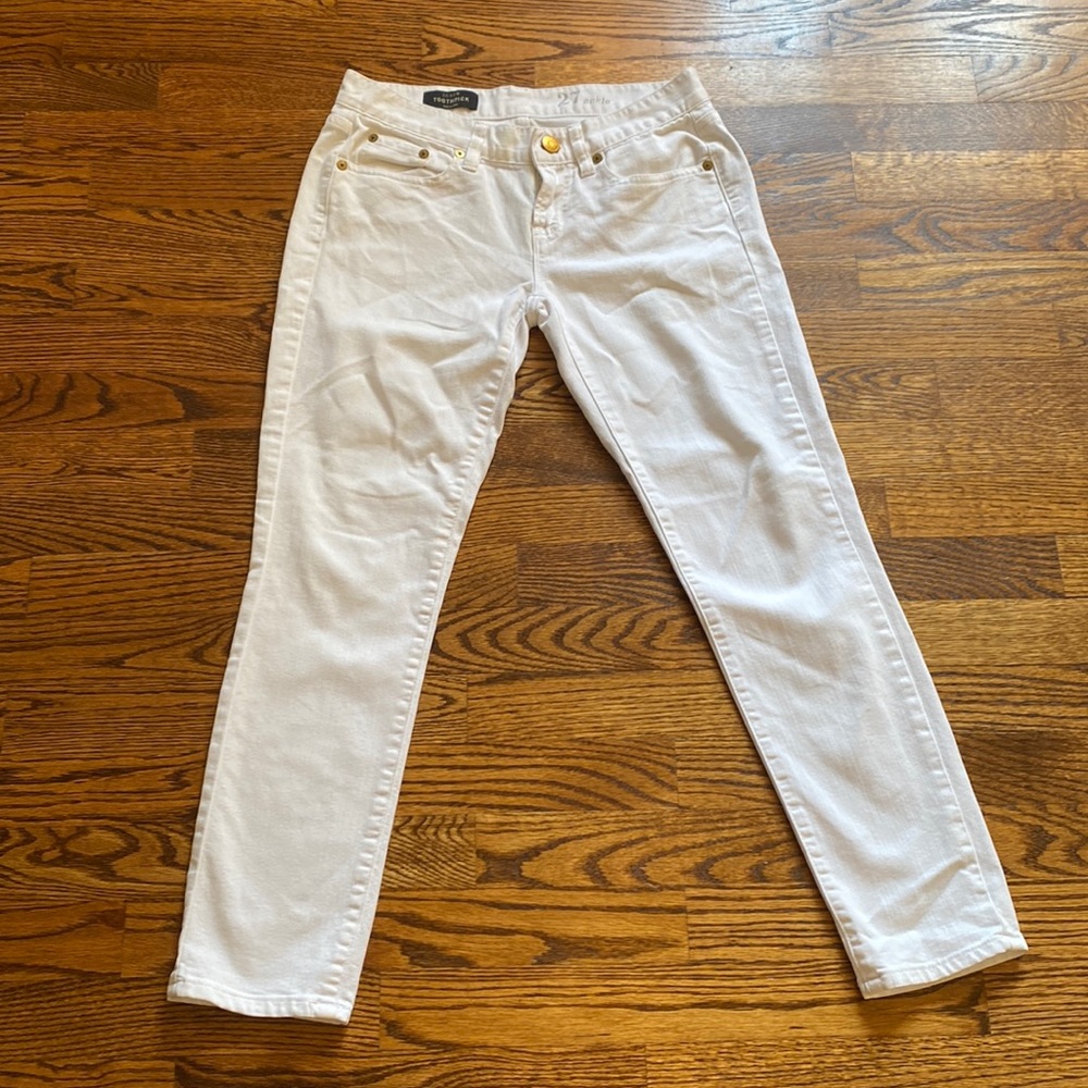 JCrew white jeans